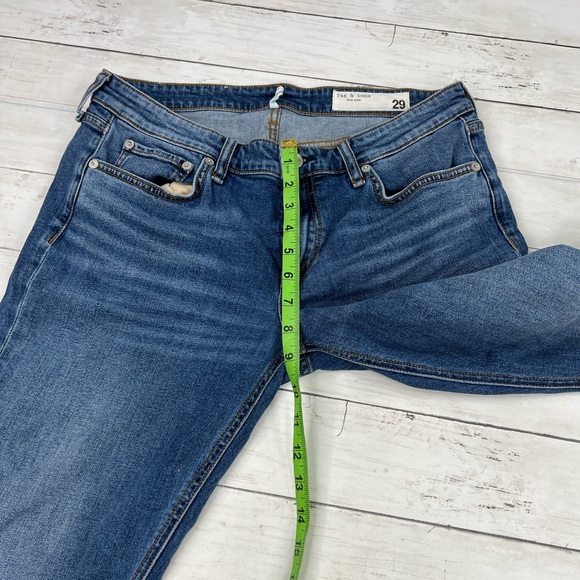 Rag & Bone Women’s Size 29 Dre Low-Rise Slim Boyfriend Denim Jeans - Picture 10 of 13